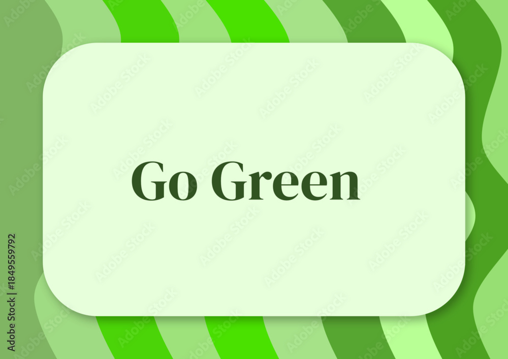 Fototapeta premium Abstract green title space