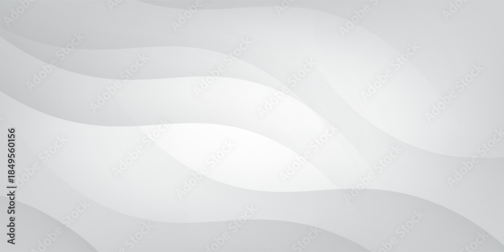 Fototapeta premium Gray Silver wave abstract vector background. design vector ilustration.