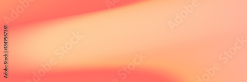 Peach pink glow blends into a refined gradient field. Salmon color repeats, forming a soft peach pink presence across the gradient background and warm salmon background.
