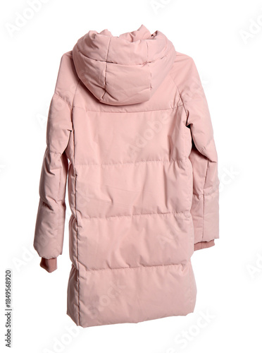 Hanger with stylish pink pu...