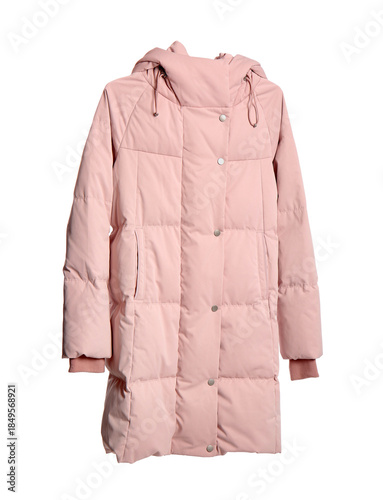 Hanger with stylish pink pu...