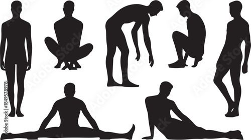 a-collection-of-artistic-black-silhouette man