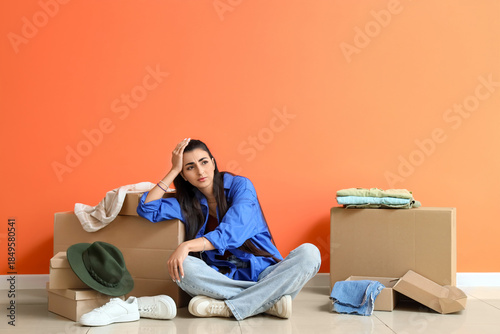 Tired young woman with ward...