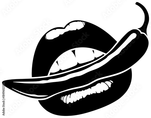 food illustration fresh silhouette closeup logo green icon chili outline cuisine vegetable organic pepper healthy colorful natural snack garden shape juicy vector graphic background