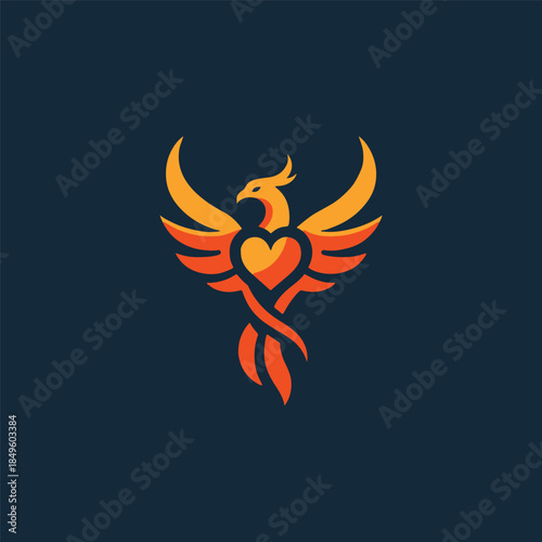 Phoenix Heart Logo