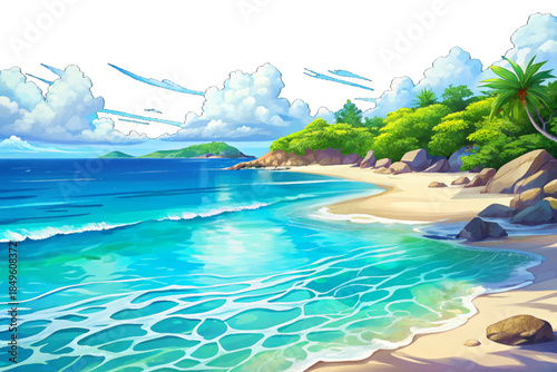 Clearwater Beach is known for its powdery white sand, shallow blue waters, gentle waves, and calm coastal atmosphere ideal for relaxed seaside experiences