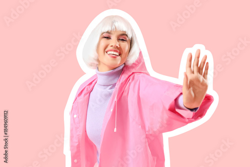 Beautiful young happy woman...