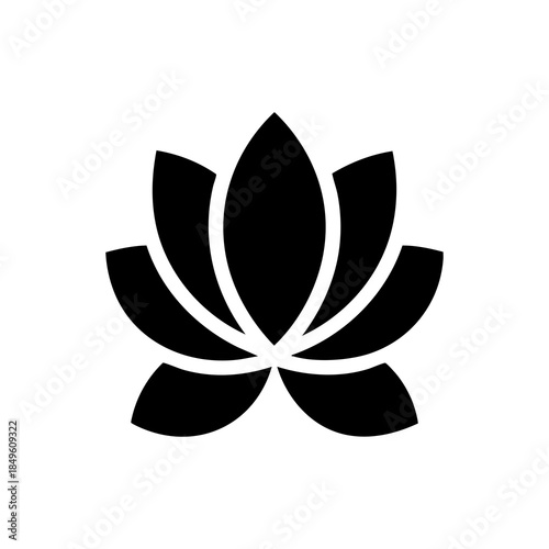 Bold Lotus Icon