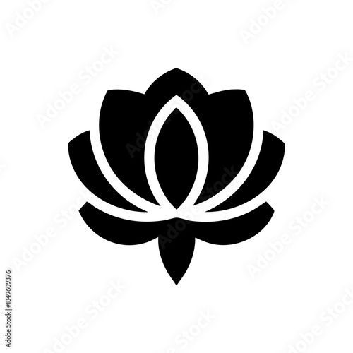 Bold Lotus Icon