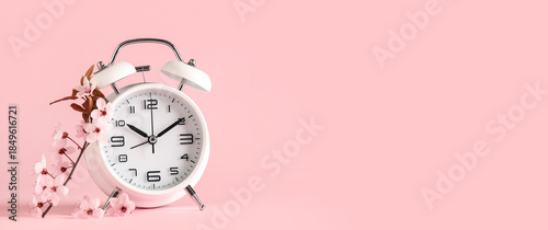 Alarm clock and blooming br...