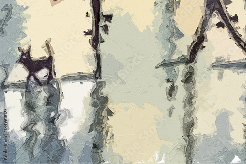 Various oil paintings, flowers, chrysanthemums, lotus leaves, lotus flowers, lakes, dragonflies, reeds, strawberries, landscapes, figures, forests