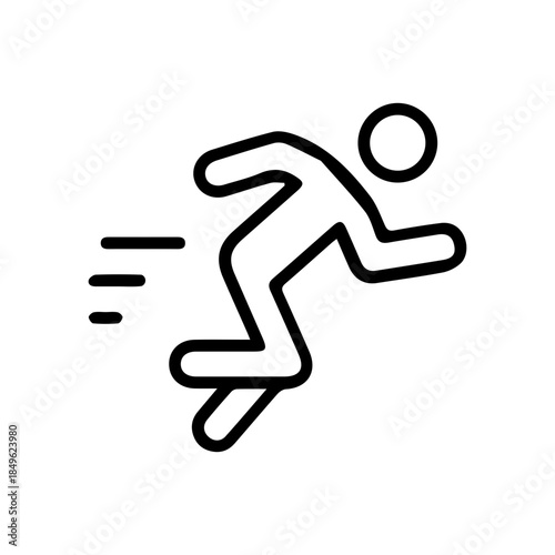 Running Man Speed Icon