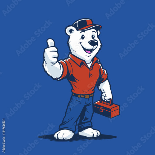 Polar Bear Mechanic Mascot Vector

 
 
 
 

 
