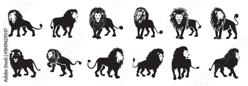  lion king silhouette black logo animals silhouettes icons