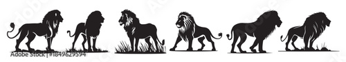lion king silhouette black logo animals silhouettes icons