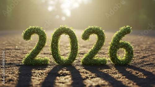 Nature and Renewal Concept for 2026 New Year