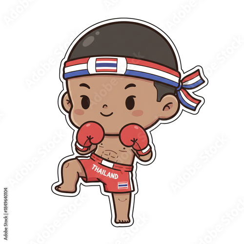 Chibi Muay Thai Boy Boxing