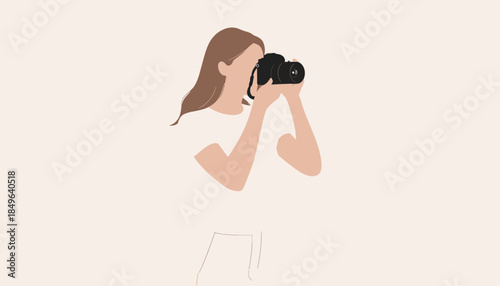 Focused Woman Programmer Working on Multiple Computer Screens, Coding and Developing Software