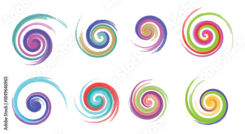 lines swirl design elements