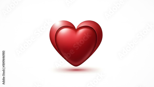 Free Download Symmetrical Heart Icon Illustration - GFXLoad