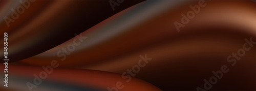 Abstract Brown Waves With Smooth Curves For Rich, Warm Background Design And Modern Visuals Projects