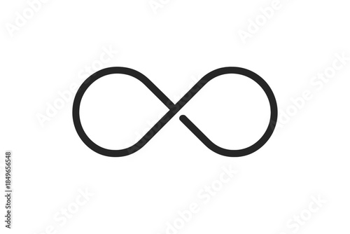 Infinity Symbol on Gradient Background