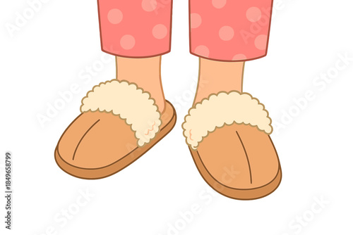 Cozy Feet in Slippers