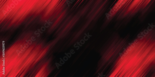 Intense Red and Black Abstract Background with Bold Diagonal Brush Strokes and Dark Center vector illustration