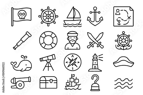 Pirate Icons Collection