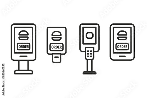 Order kiosk icons