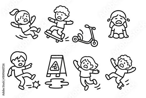Kids Falling Down and Getting Hurt