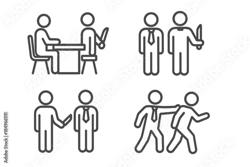 Confrontation and Conflict Iconography