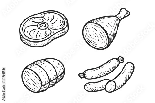 Collection of meat products