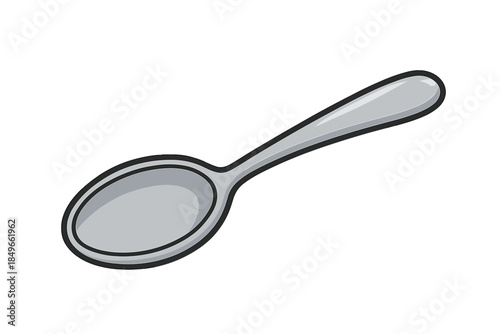 Simple Spoon Illustration