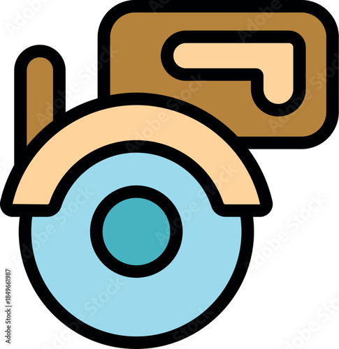 Circular saw with protective case ensuring safety during storage and transportation, perfect for construction and woodworking projects