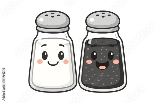 Cute Salt and Pepper Shakers with Faces