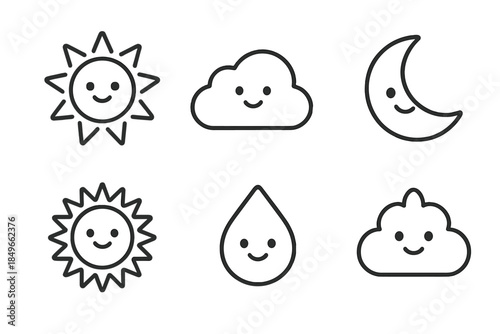 Cute Weather Icons