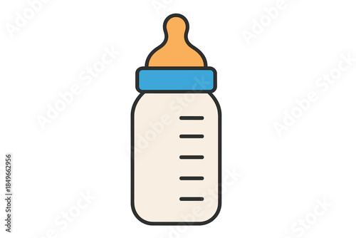 Baby bottle with measurements