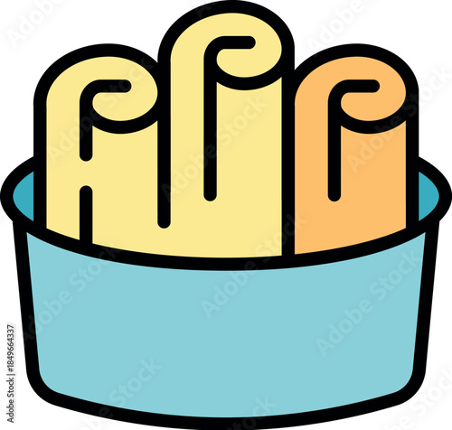 Rolled kebab meat with pita bread served in a blue container, representing a fast food takeaway meal