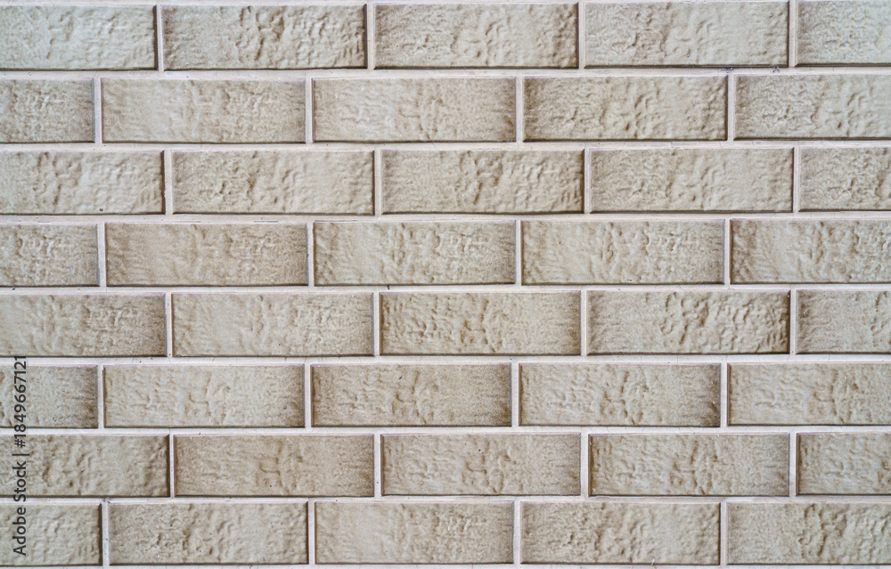 Obraz premium Beige Block Wall Modern Texture