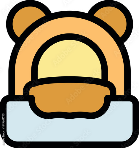 Soft baby sleeping bag ensuring warmth and safety during sleep