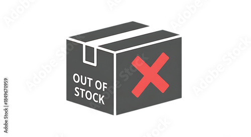 Out of Stock Product Inventory Management Icon
