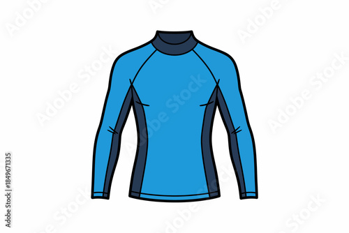 Action-Packed Surfing Adventure, Athletes in Coastal Waters, Illustration, Dynamic Environment, Aerial View, Sports Enthusiasm