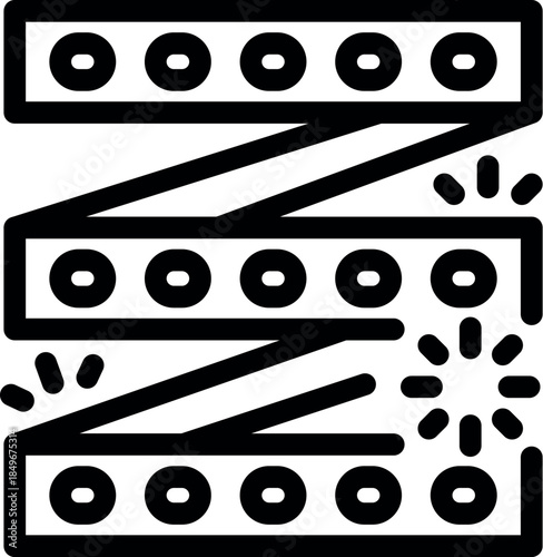 Dna breaking down, showing the damage and degradation of genetic material, useful for representing genetic mutations, diseases, or other biological processes