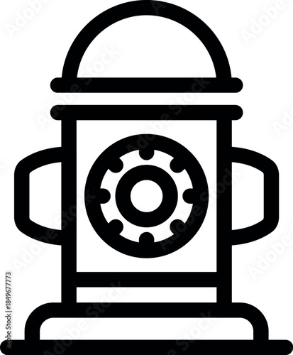 Fire hydrant standing ready for use in case of fire emergency, ensuring water access for firefighters