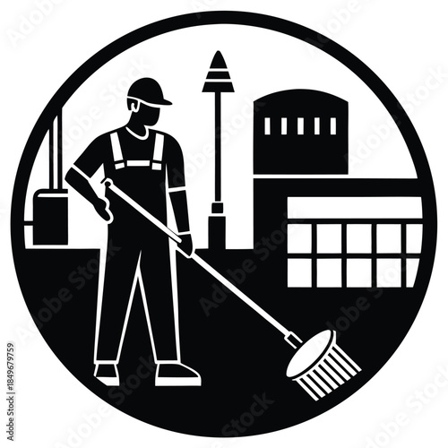 facility maintenance  vector  on white background