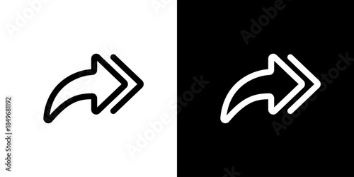 転送矢印アイコン