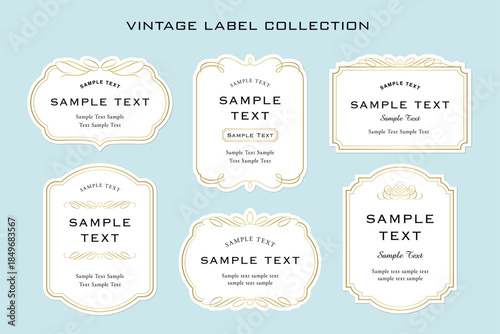 ヨーロッパの豪華なゴールドのヴィンテージフレームベクターセット。装飾的なカール、仕切り、ボーダーデザイン、そして金色のコンポーネントデザインは、結婚式の招待状、メニュー、化粧品、ブティック、スパ、ロゴデザインに最適です。