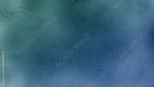 一面に無数の傷のような模様がある氷の表面のような画像素材　背景・テクスチャー　8K UHDサイズ　ダークグリーン・ダークブルー／暗い青緑・暗い青