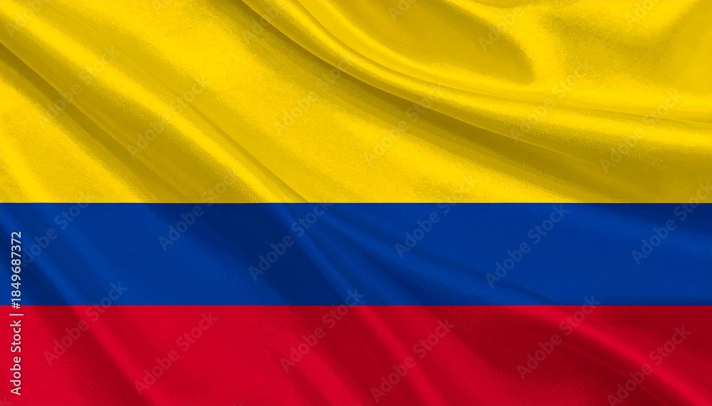 Fototapeta premium flag of Colombia